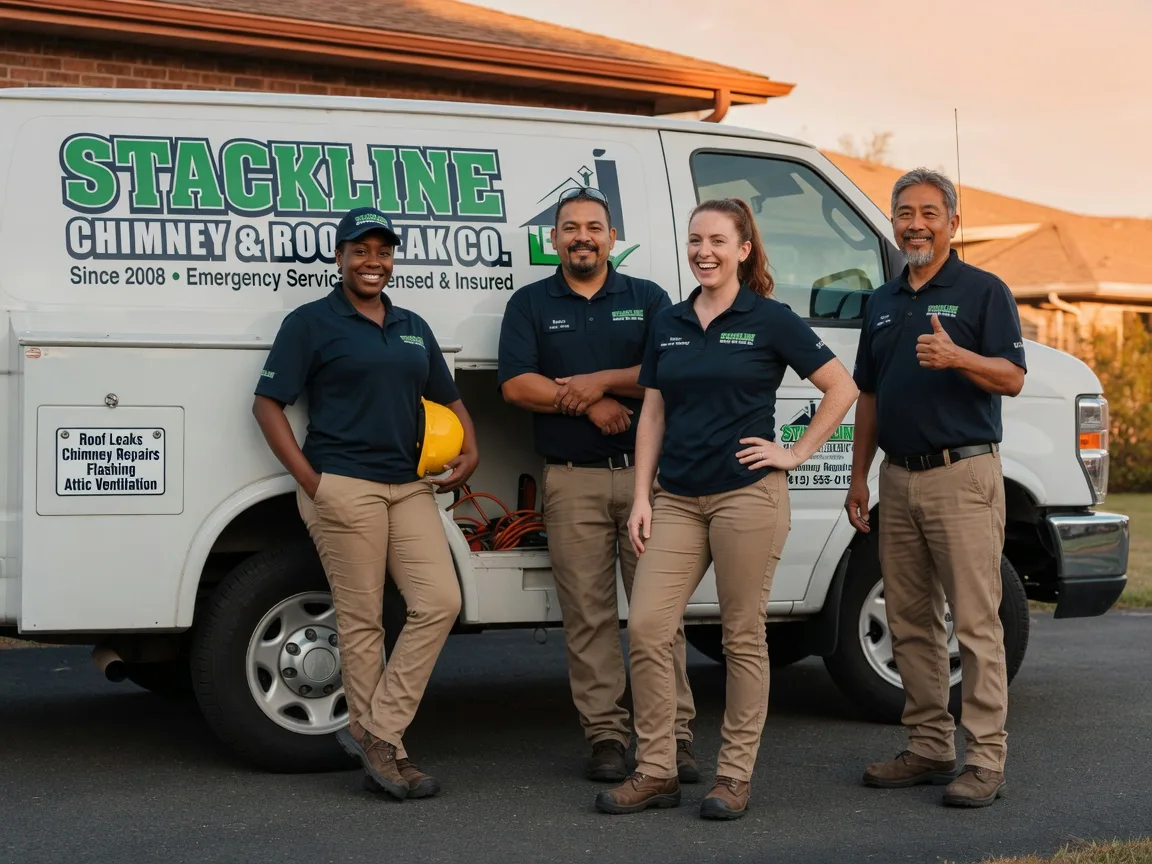 Chimney flashing repair company in Warrensburg, IL